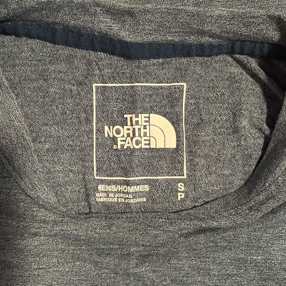 North Face Heather blue/grey Evolution Tee - Picture 5 of 6